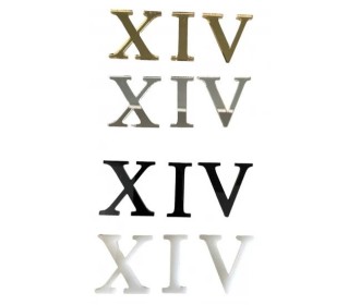 Λατινικοί Αριθμοί Ρολογιού Plexiglass 3cm Λατινικοί Αριθμοί Ρολογιού Plexiglass 3cm