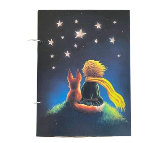 Βιβλίο Ευχών Μικρός Πρίγκιπας Με Έγχρωμη Εκτύπωση Σε Ξύλο 30cm 15φύλλα ( 30 Σελίδες) + Διακοσμητικό Όνομα + Κάνε Μια Ευχή Βιβλίο Ευχών Μικρός Πρίγκιπας Με Έγχρωμη Εκτύπωση Σε Ξύλο 30cm 15φύλλα ( 30 Σελίδες) + Διακοσμητικό Όνομα + Κάνε Μια Ευχή