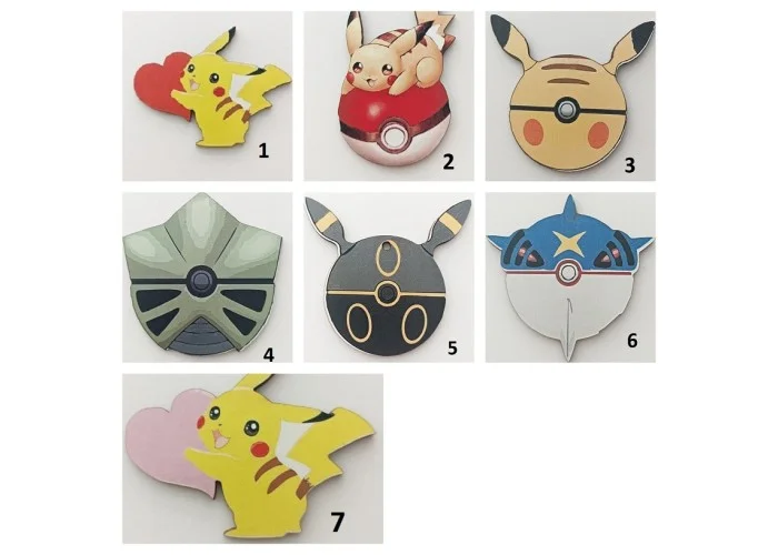 Pokemon - Πίκατσου εκτύπωση σε ξύλο Pokemon - Πίκατσου εκτύπωση σε ξύλο