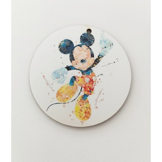 Ξύλινο διακοσμητικό Mickey Ξύλινο διακοσμητικό Mickey