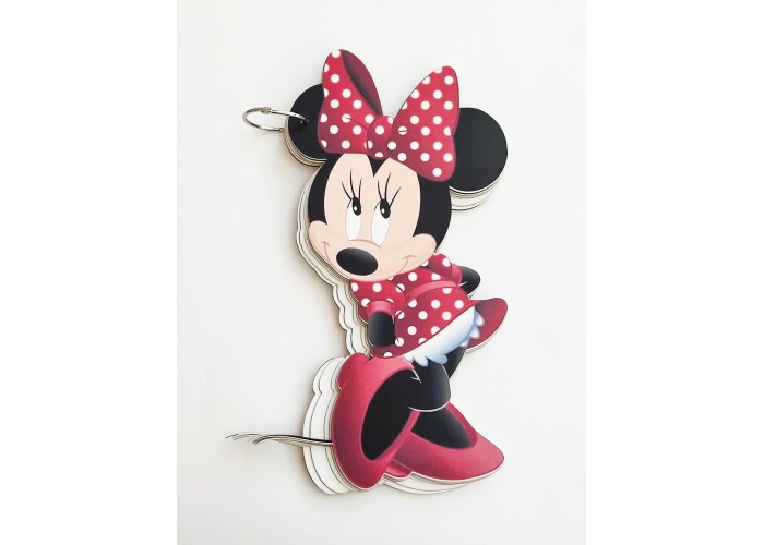 Βιβλίο ευχών Minnie Με Έγχρωμη Εκτύπωση Σε Ξύλο 30cm 15 Φύλλα ( 30 Σελίδες) + Διακοσμητικό Όνομα + Κάνε Μια Ευχή Βιβλίο ευχών Minnie Με Έγχρωμη Εκτύπωση Σε Ξύλο 30cm 15 Φύλλα ( 30 Σελίδες) + Διακοσμητικό Όνομα + Κάνε Μια Ευχή