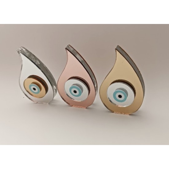 Plexiglass Γούρι Σταγόνα 10cm, Πάχος 1cm #2 Plexiglass Γούρι Σταγόνα 10cm, Πάχος 1cm #2