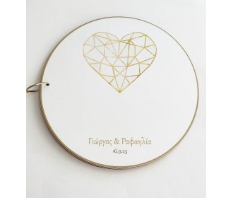 Βιβλίο Ευχών Στρογγυλό & Καρδιά Με Έγχρωμη Εκτύπωση Σε Ξύλο 30cm 15 Φύλλα ( 30 Σελίδες) Βιβλίο Ευχών Στρογγυλό & Καρδιά Με Έγχρωμη Εκτύπωση Σε Ξύλο 30cm 15 Φύλλα ( 30 Σελίδες)