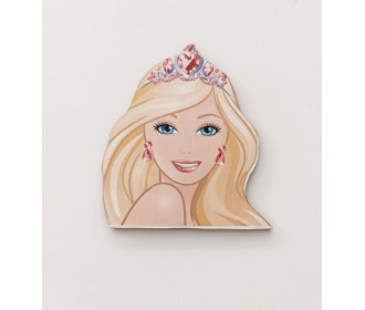 Ξύλινο διακοσμητικό με έγχρωμη εκτύπωση Barbie #1 Ξύλινο διακοσμητικό με έγχρωμη εκτύπωση Barbie #1