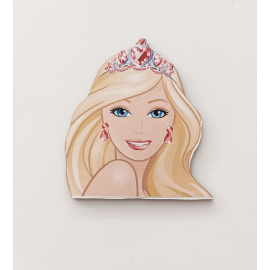 Ξύλινο διακοσμητικό με έγχρωμη εκτύπωση Barbie #1 Ξύλινο διακοσμητικό με έγχρωμη εκτύπωση Barbie #1