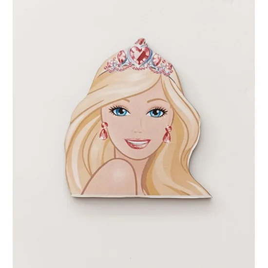 Ξύλινο διακοσμητικό με έγχρωμη εκτύπωση Barbie #1 Ξύλινο διακοσμητικό με έγχρωμη εκτύπωση Barbie #1