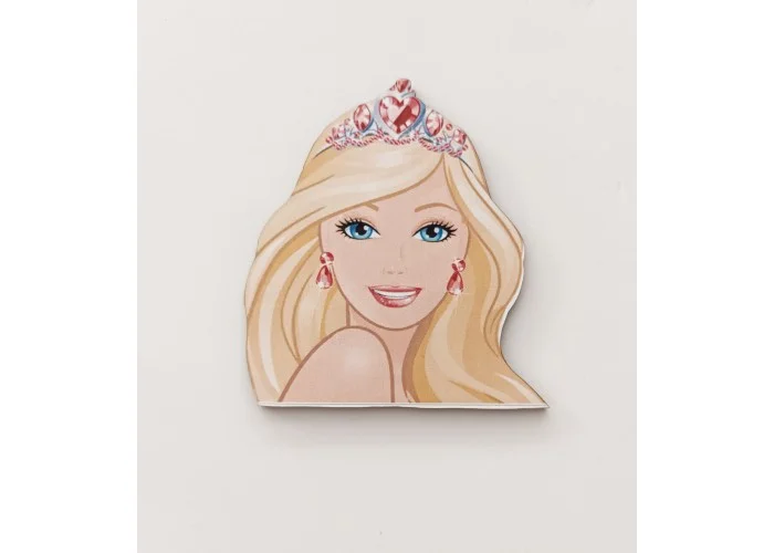 Ξύλινο διακοσμητικό με έγχρωμη εκτύπωση Barbie #1