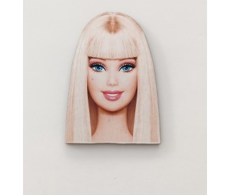 Ξύλινο διακοσμητικό με έγχρωμη εκτύπωση Barbie #2 Ξύλινο διακοσμητικό με έγχρωμη εκτύπωση Barbie #2