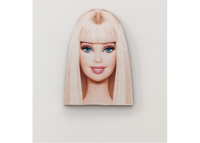 Ξύλινο διακοσμητικό με έγχρωμη εκτύπωση Barbie #2 Ξύλινο διακοσμητικό με έγχρωμη εκτύπωση Barbie #2