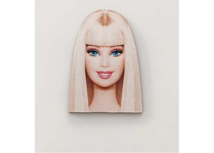Ξύλινο διακοσμητικό με έγχρωμη εκτύπωση Barbie #2