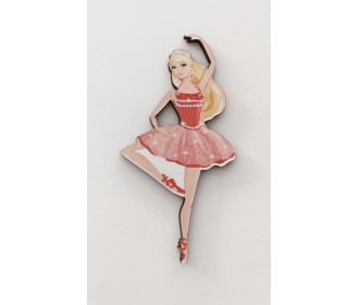 Ξύλινο διακοσμητικό με έγχρωμη εκτύπωση Barbie #4 Ξύλινο διακοσμητικό με έγχρωμη εκτύπωση Barbie #4