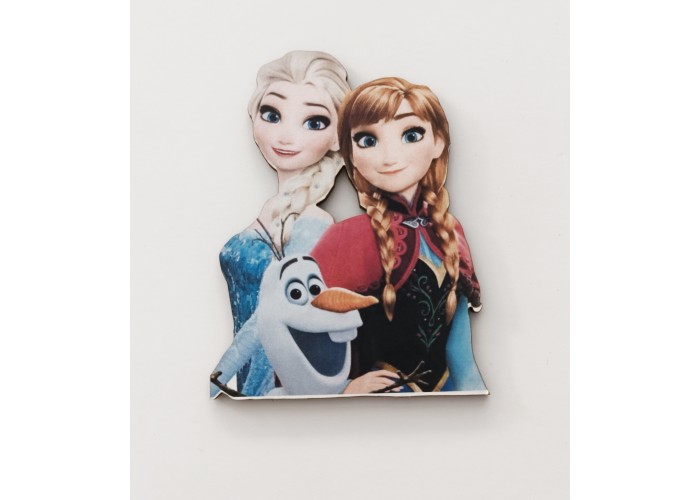 Ξύλινο διακοσμητικό με έγχρωμη εκτύπωση Frozen #6