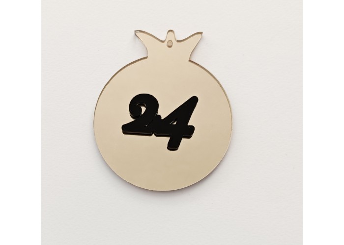 Plexiglass ρόδι 9cm 2026 #5 Plexiglass ρόδι 9cm 2026 #5
