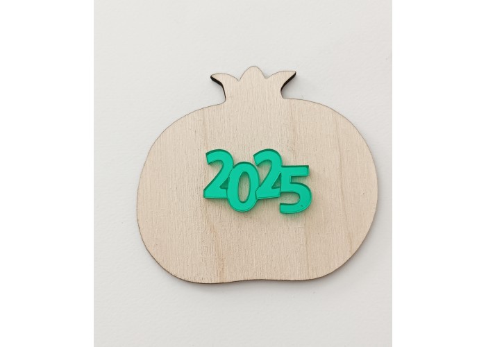 Ρόδι ξύλινο Plexiglass 9cm 2026 #7 Ρόδι ξύλινο Plexiglass 9cm 2026 #7