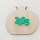 Ρόδι ξύλινο Plexiglass 9cm 2026  #7