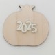 Ρόδι ξύλινο Plexiglass 9cm 2025 #7 Ρόδι ξύλινο Plexiglass 9cm 2025 #7