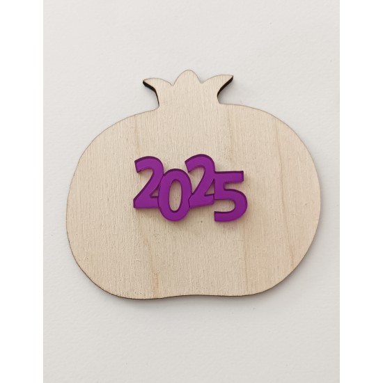 Ρόδι ξύλινο Plexiglass 9cm 2025 #7 Ρόδι ξύλινο Plexiglass 9cm 2025 #7