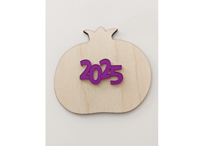 Ρόδι ξύλινο Plexiglass 9cm 2026 #7 Ρόδι ξύλινο Plexiglass 9cm 2026 #7
