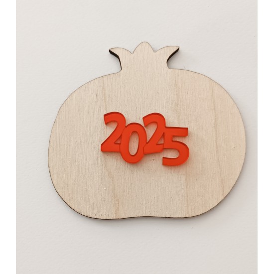 Ρόδι ξύλινο Plexiglass 9cm 2025 #7 Ρόδι ξύλινο Plexiglass 9cm 2025 #7