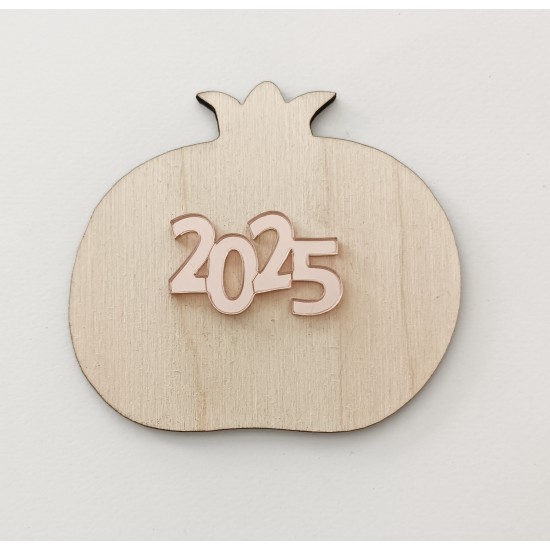 Ρόδι ξύλινο Plexiglass 9cm 2025 #7 Ρόδι ξύλινο Plexiglass 9cm 2025 #7