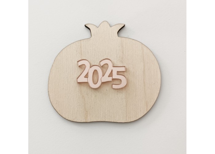 Ρόδι ξύλινο Plexiglass 9cm 2026 #7 Ρόδι ξύλινο Plexiglass 9cm 2026 #7