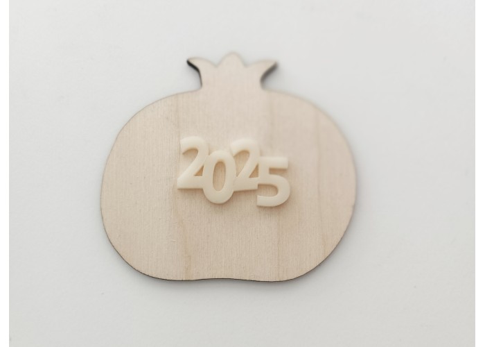 Ρόδι ξύλινο Plexiglass 9cm 2026 #7 Ρόδι ξύλινο Plexiglass 9cm 2026 #7