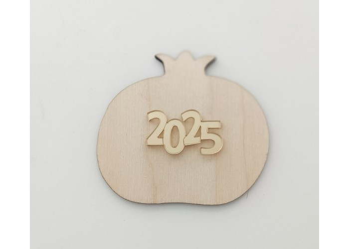 Ρόδι ξύλινο Plexiglass 9cm 2026 #7 Ρόδι ξύλινο Plexiglass 9cm 2026 #7