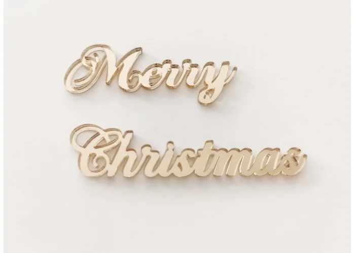 Plexiglass Merry Christmas 