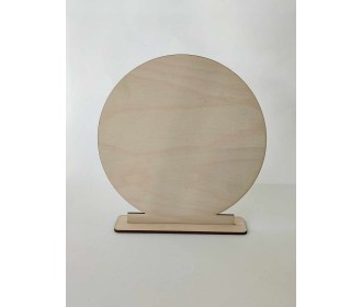 Ξύλινη  βάση χωρίς χάραξη 18cm  Ξύλινη  βάση χωρίς χάραξη 18cm