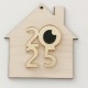 Σπιτάκι Ξύλινο Plexiglass 9cm 2025 #5 Σπιτάκι Ξύλινο Plexiglass 9cm 2025 #5