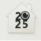 Plexiglass Γούρι Σπιτάκι 9cm 2026 #6