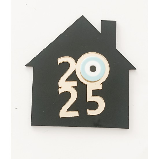Plexiglass Γούρι Σπιτάκι 9cm 2025 #5 Plexiglass Γούρι Σπιτάκι 9cm 2025 #5
