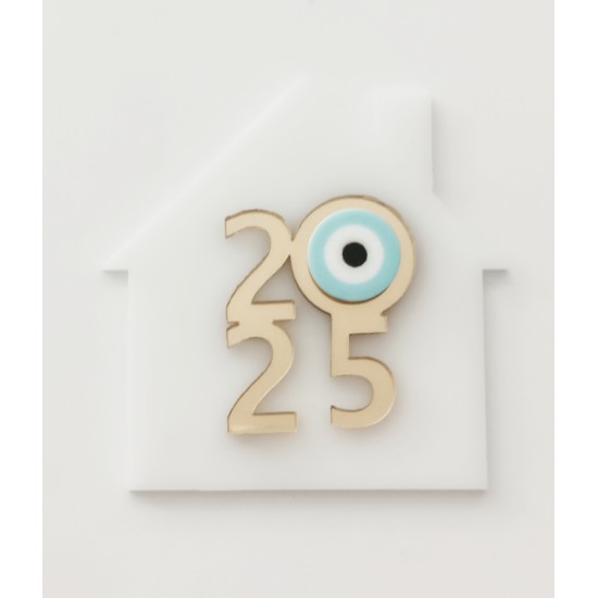 Plexiglass Γούρι Σπιτάκι 9cm 2025 #5 Plexiglass Γούρι Σπιτάκι 9cm 2025 #5