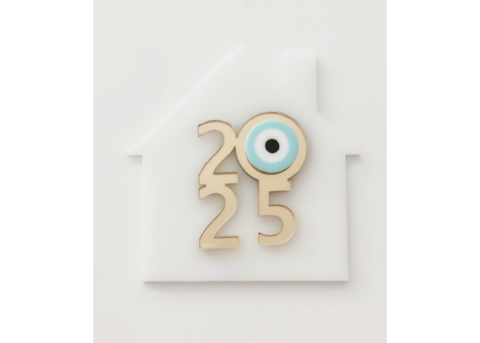 Plexiglass Γούρι Σπιτάκι 9cm 2026 #5 Plexiglass Γούρι Σπιτάκι 9cm 2026 #5