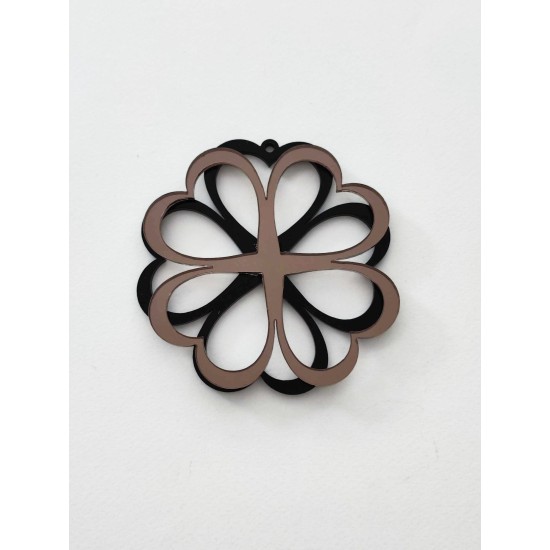 Plexiglass διακοσμητικό τριφύλλι 9cm #10 Plexiglass διακοσμητικό τριφύλλι 9cm #10