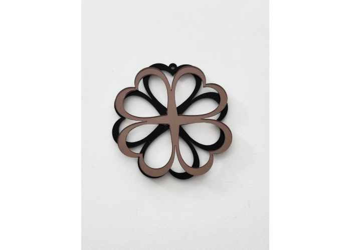 Plexiglass διακοσμητικό τριφύλλι 9cm #10 Plexiglass διακοσμητικό τριφύλλι 9cm #10