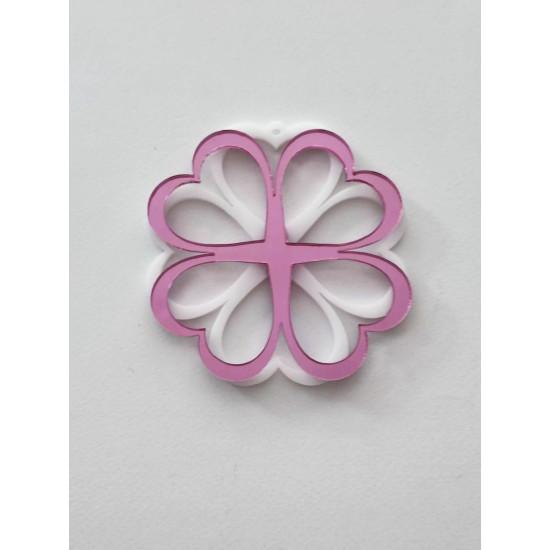Plexiglass διακοσμητικό τριφύλλι 9cm #10 Plexiglass διακοσμητικό τριφύλλι 9cm #10