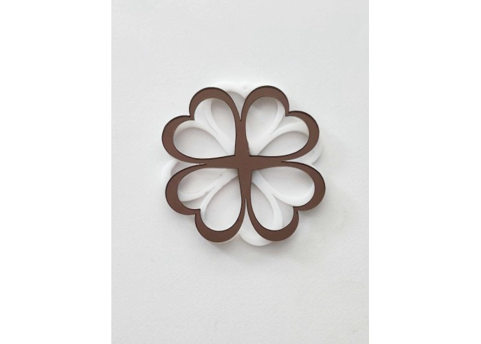 Plexiglass διακοσμητικό τριφύλλι 9cm #10 Plexiglass διακοσμητικό τριφύλλι 9cm #10