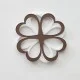 Plexiglass διακοσμητικό τριφύλλι 9cm #10 