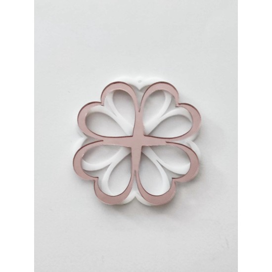 Plexiglass διακοσμητικό τριφύλλι 9cm #10 Plexiglass διακοσμητικό τριφύλλι 9cm #10