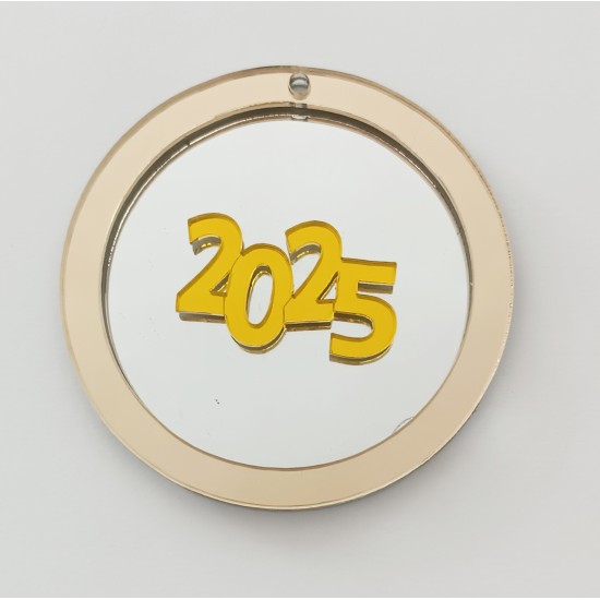 Διακοσμητικό στοιχείο Plexiglass 9cm 2025 Διακοσμητικό στοιχείο Plexiglass 9cm 2025