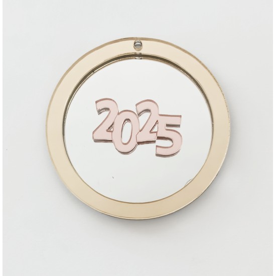 Διακοσμητικό στοιχείο Plexiglass 9cm 2025 Διακοσμητικό στοιχείο Plexiglass 9cm 2025