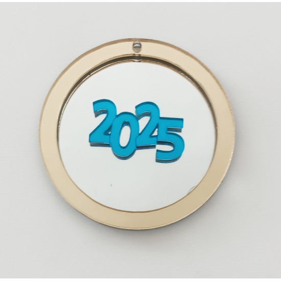 Διακοσμητικό στοιχείο Plexiglass 9cm 2025 Διακοσμητικό στοιχείο Plexiglass 9cm 2025