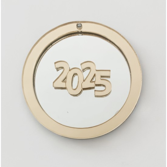 Διακοσμητικό στοιχείο Plexiglass 9cm 2025 Διακοσμητικό στοιχείο Plexiglass 9cm 2025
