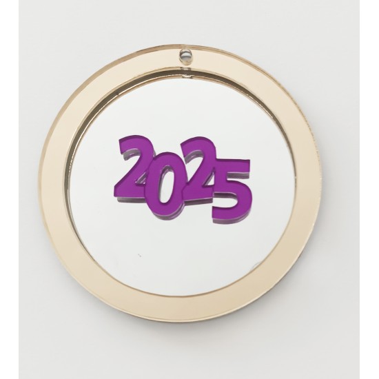Διακοσμητικό στοιχείο Plexiglass 9cm 2025 Διακοσμητικό στοιχείο Plexiglass 9cm 2025