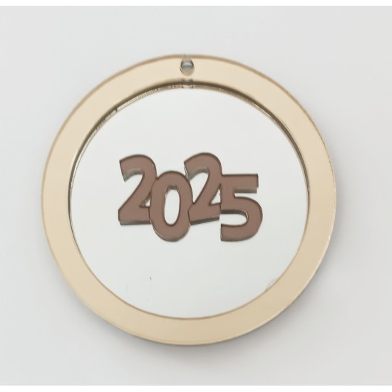 Διακοσμητικό στοιχείο Plexiglass 9cm 2025 Διακοσμητικό στοιχείο Plexiglass 9cm 2025