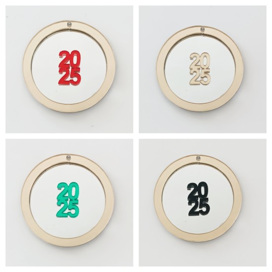 Διακοσμητικό στοιχείο Plexiglass 9cm 2025 #2 Διακοσμητικό στοιχείο Plexiglass 9cm 2025 #2