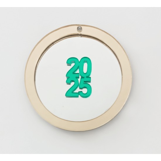 Διακοσμητικό στοιχείο Plexiglass 9cm 2025 #2 Διακοσμητικό στοιχείο Plexiglass 9cm 2025 #2