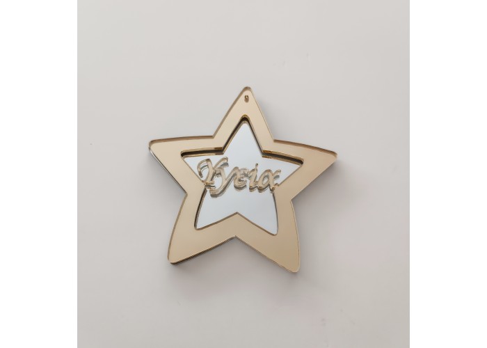 Αστέρι Plexiglass 9cm Υγεία 