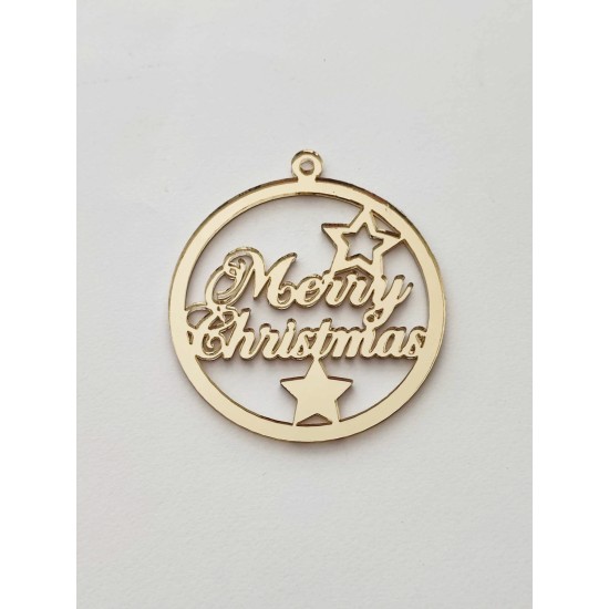 Plexiglass μπάλα Merry Christmas Plexiglass μπάλα Merry Christmas